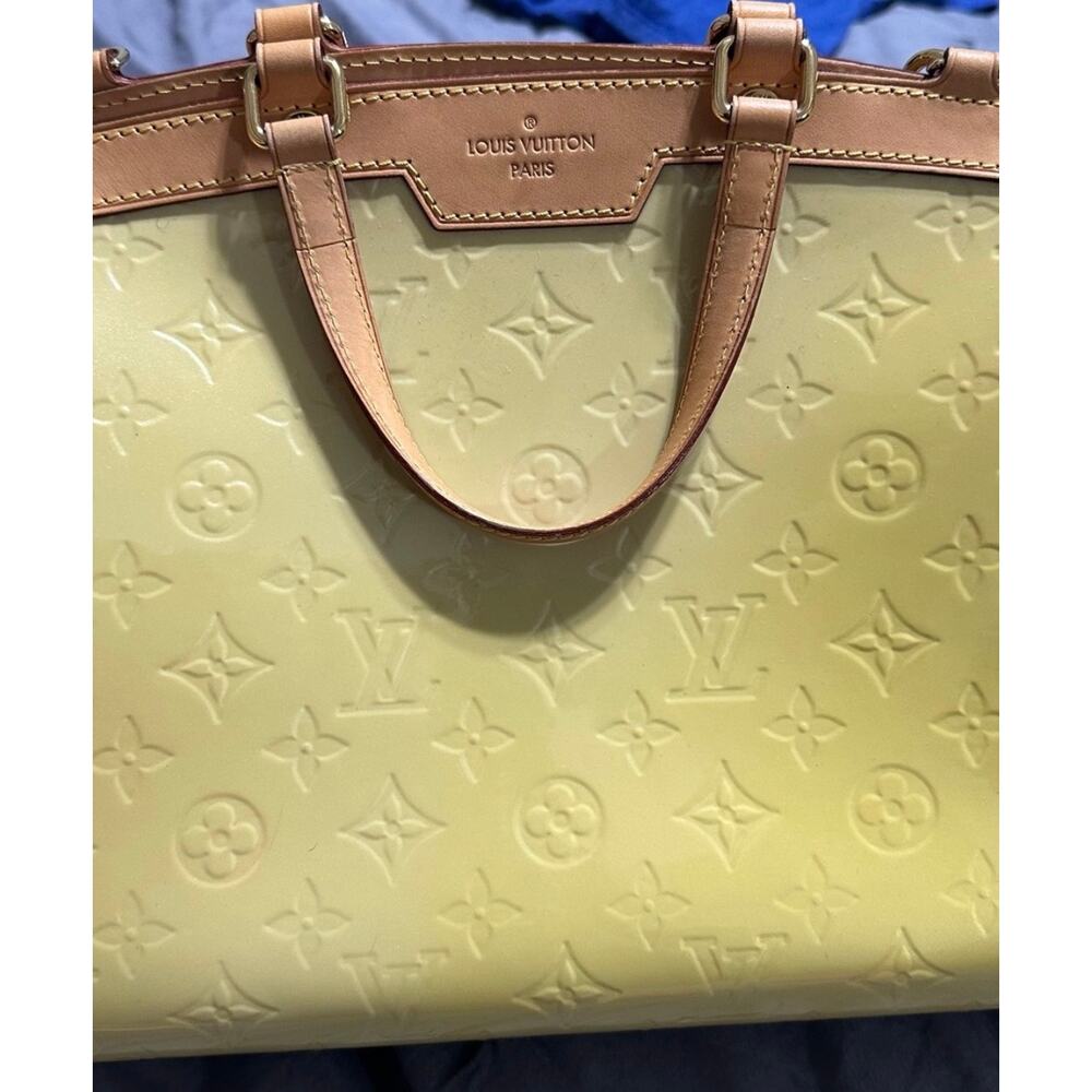Louis Vuitton Yellow Vernis Brea EUC - Picture 10 of 11